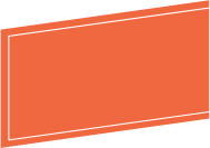 Schräg gestellte orange Störer-Fläche mit weißer Innenlinie als Hinweis-Badge