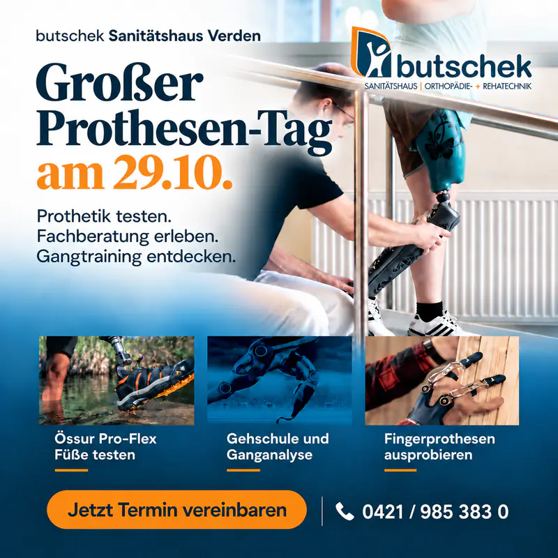 Anzeige fuer Großer Prothesen-Tag am 29.10