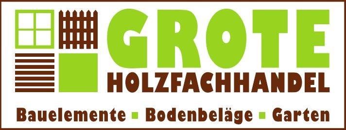 Logo Grote Holzfachhandel mit braunem Rahmen