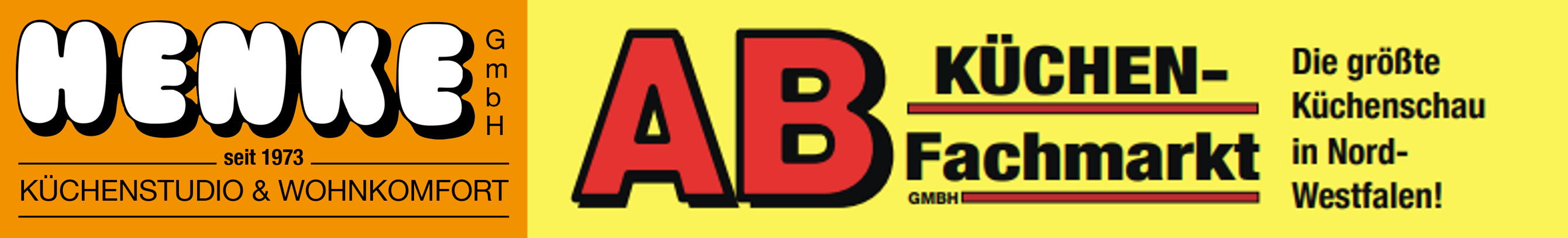 Logo Henke und AB Küchen-Fachmarkt GmbH – Küchenstudio & Wohnkomfort, die größte Küchenschau in Nord-Westfalen
