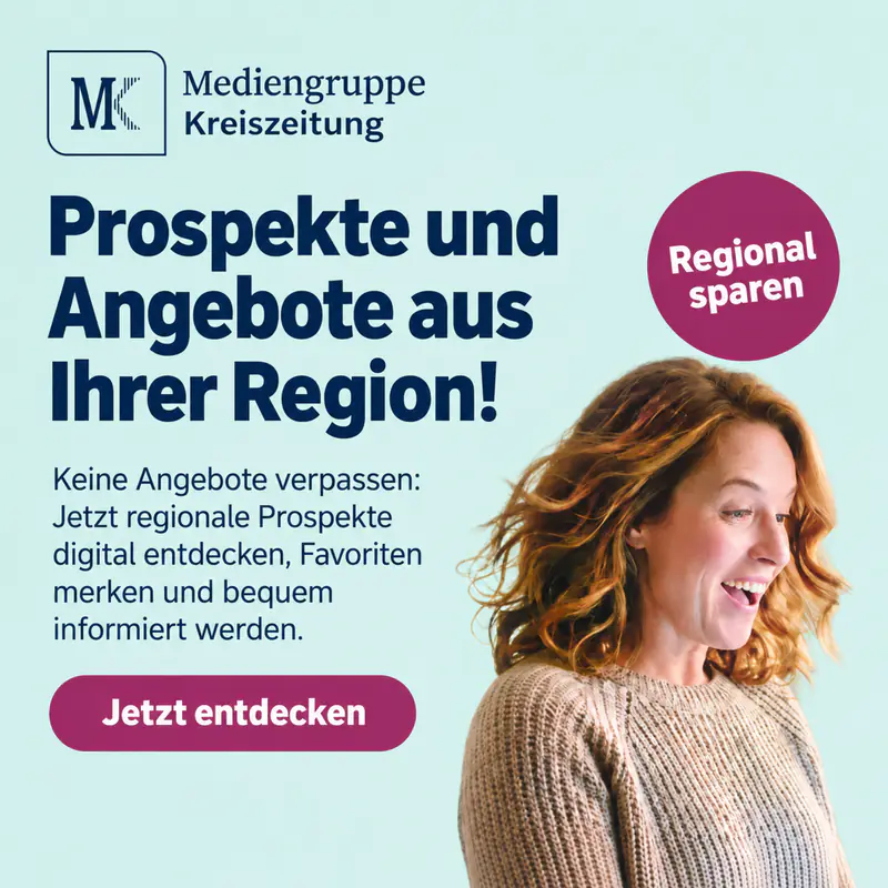 Anzeige fuer Prospekte