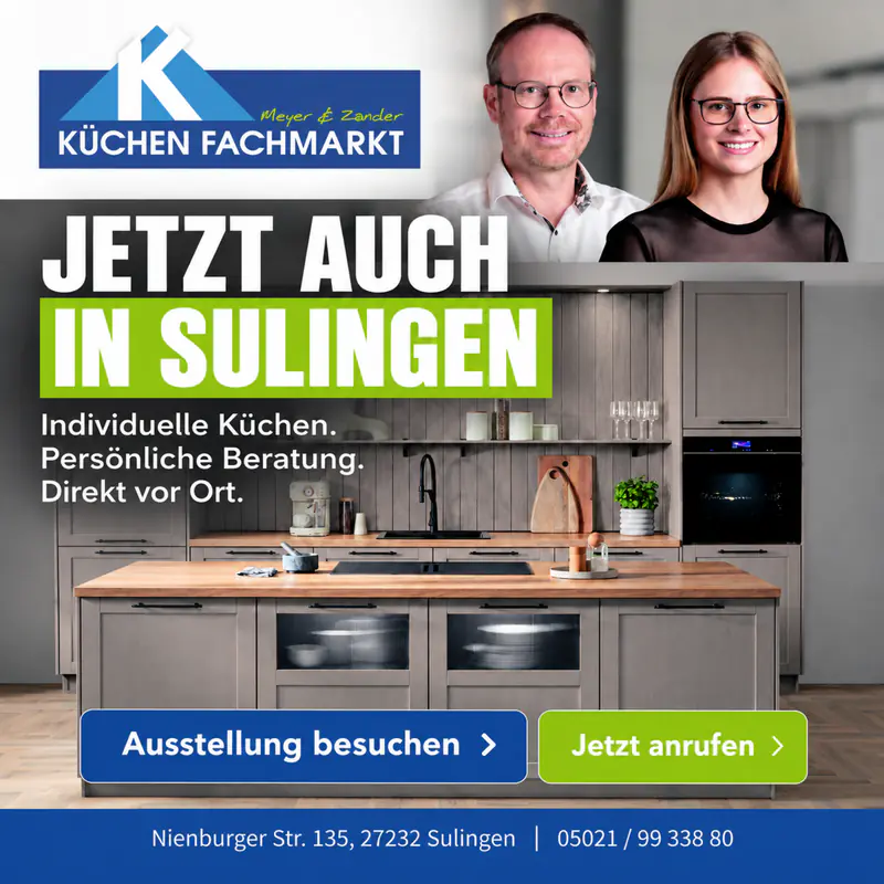 Anzeige fuer Küchen-Fachmarkt Sulingen