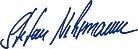 Handschriftliche Unterschrift von Stefan Nehrmann