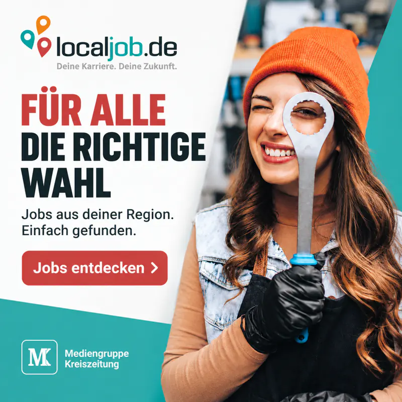 Anzeige fuer localjob.de – Für alle die richtige Wahl | Mediengruppe Kreiszeitung