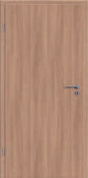 Innentür mit Holzdekor in Eiche hell, mit Drücker