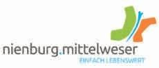 Logo nienburg.mittelweser mit Claim Einfach lebenswert